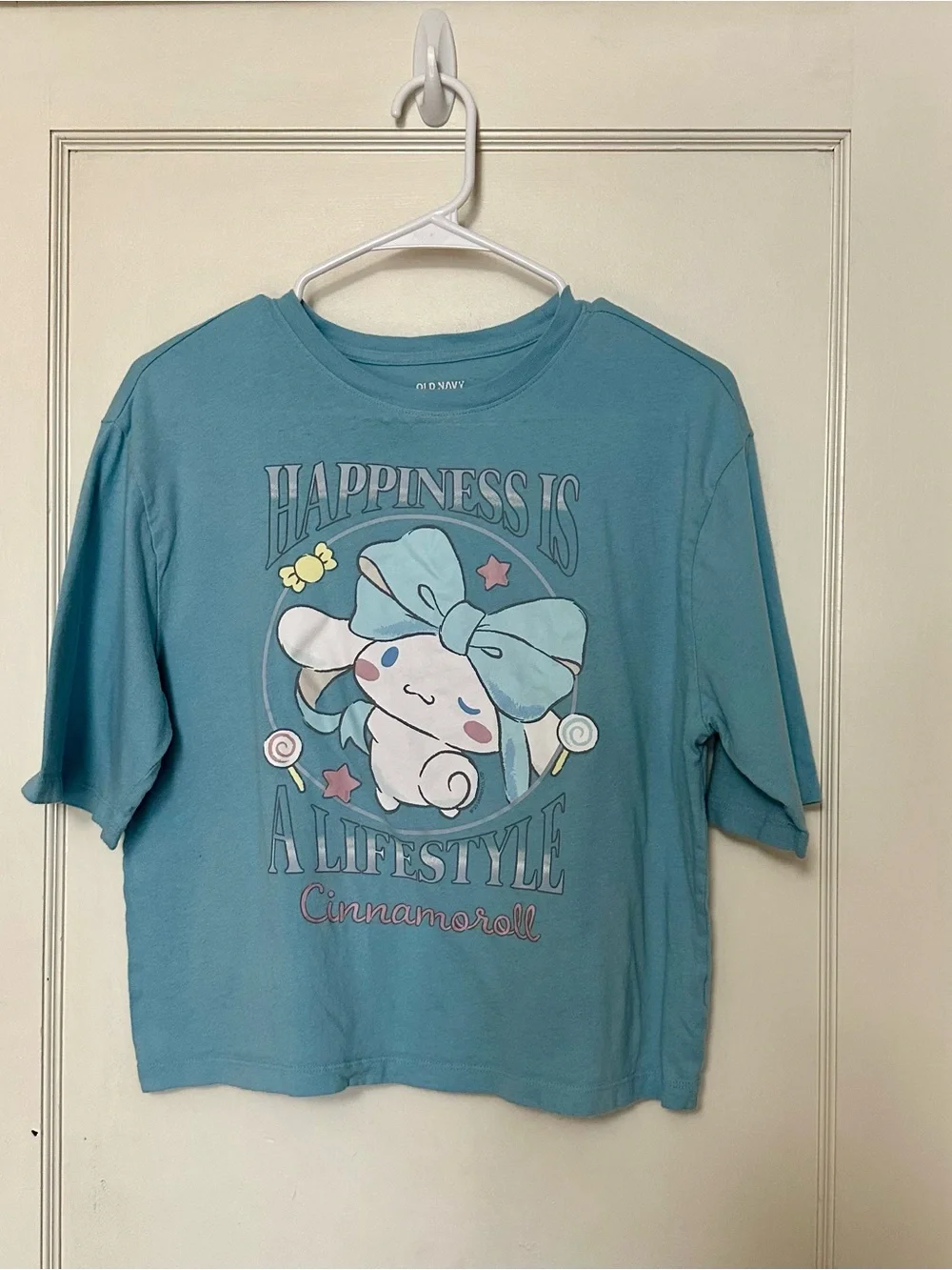 Girls’ Cinnamoroll Oversized Graphic Tee